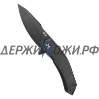 Нож 0095BW KVT Flipper Black Wash Zero Tolerance K0095BW